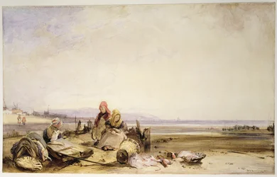 Escena en la costa francesa
